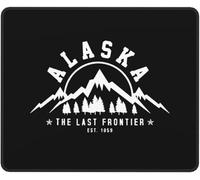 Tappetino Mouse Alaska EST 1959 Mountains Nature Mousepad Resistente agli Schizzi Accessori Gaming Portatile Mouse Pad per Computer Ufficio Pc E Laptop M