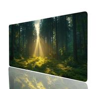 Tappetino Mouse Albero Tappetino Mouse xxl 100x50x0.3cm, Mousepad Paesaggio Cucire i Bordi Migliorare la Precisione e la Velocità, Mousepad per Scrivania Gaming Tastiera Wireless Pc Portatile JXL-2116