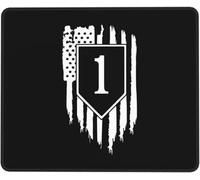 Tappetino Mouse American Flag Us Army 1St Infantry Division The Red One Mouse Pad Resistente agli Schizzi Accessori Gaming Gaming Tappetino per Mouse per Computer Essenziale per Ufficio Ufficio XL
