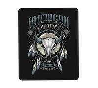 Tappetino Mouse American Native Heritage Mouse Pad Uso Prolungato Tappetino Scrivania Durevole Mousepad per Casa Computer Ufficio 25X30CM