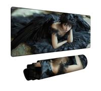 Tappetino Mouse Angelo caduto Tappetino Mouse Gaming Donna, Mousepad Bordi cuciti Precisione e Velocità Migliorate per Pc Portatile Tastiera Gaming Ufficio Arredamento Casa 60x140x0.3 cm DBYH-0831