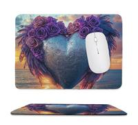 Tappetino Mouse angelo dell' amore - Tappetino Scrivania Gaming PC, Impermeabile e Antiscivolo 320x260x3mm| Accessori Gaming per Scrivania | Desk Mat | Migliora la Precisione e la Velocità k-18