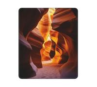 Tappetino Mouse Antelope Canyon Tappetini Resistente agli Schizzi Tappetino per Mouse Base Antiscivolo Accessori Gaming per Pc E Laptop Casa Essenziale per Ufficio S