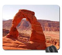 Tappetino Mouse, Arches National Park Desert Utah Rock Nature Tampone per Mouse Liscia Tappetino Mouse Gaming Antiscivolo Tappetino per Il Mouse da Gioco per Casa Gaming 25X30Cm