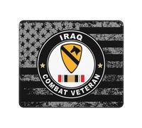 Tappetino Mouse Army 1St Cavalry Division Iraq Combats Veteran 25X30Cm Antiscivolo Tappetino Mouse Piccolo Portatile Tappetino per Computer Casa