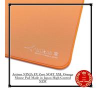 Tappetino Mouse Artisan NINJA FX Zero SOFT XXL arancione Made in Japan ad alt...