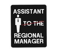 Tappetino Mouse Assistant To The Regional Manager Tappetino Scrivania Impermeabile Mouse Pad Durevole Mousepad per Laptop Ufficio Computer 25X30CM