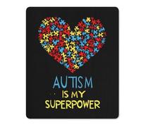 Tappetino Mouse Autism Is My Superpower Tappetini Resistente agli Schizzi Mousepad Soft Accessori Gaming per Essenziale per Ufficio Ufficio Casa XL