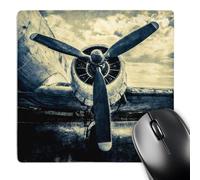 Tappetino Mouse, Aviation Propeller of An Old Aircraft Superficie Liscia Mouse Pad Antisfilacciamento Mousepad per Pc Notebook Tastiera 25X30cm
