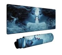 Tappetino Mouse Bacio Tappetino Mouse xxl 1000 x 400 x 3mm Mouse Pad Donna con Antiscivolo Base in gomma per Copri Scrivania Pc Portatile Gaming Tastiera Wireless Regalo Uomo DBYH-8263