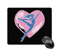 Tappetino Mouse Ballet Dancer Yoga Fitness Mousepad Resistente agli Schizzi Tappetino per Mouse Base Antiscivolo Mouse Pad per Computer Casa Essenziale per Ufficio XL