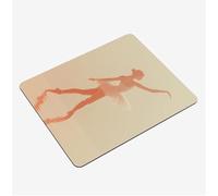 Tappetino Mouse Balletto, Mini Tappetino Scrivania 340x280x3mm Mouse Pad Ragazza Base Gomma Antiscivolo Mousepad, Tappeto Scrivania con Bordi Cuciti, Portatile Mouse Pad, Accessori Scrivania S0-1357