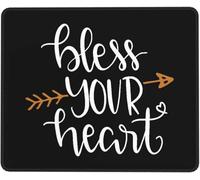 Tappetino Mouse Bless Your Heart Mouse Pad Portatile Accessori Gaming Gaming Tappetino per Mouse per Ufficio Casa Computer XL