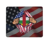 Tappetino Mouse Blood Inside Me Central African Republic Flag Tappetino Scrivania Uso Prolungato Mousepad Durevole Mouse Pad per Ufficio Laptop Computer 25X30CM