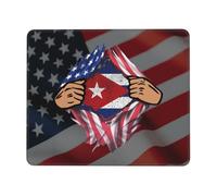 Tappetino Mouse Blood Inside Me Cuba Flag Mousepad Uso Prolungato Tappetino Scrivania Durevole Mouse Pad per Computer Laptop Casa 25X30CM