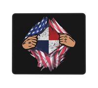 Tappetino Mouse Blood Inside Me Panama Flag Mousepad Impermeabile Tappetino Scrivania Multifunzione Mouse Pad per Laptop Computer Casa 25X30CM