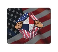 Tappetino Mouse Blood Inside Me Panama Flag Tappetino Scrivania Durevole Mousepad Multifunzione Mouse Pad per Computer Casa Ufficio 25X30CM
