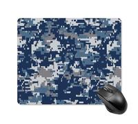 Tappetino Mouse Blue Digital Camo Basic Slim Tappetino per Mouse Resistente agli Schizzi Mouse Pad Portatile Accessori Gaming per Casa Pc E Laptop Essenziale per Ufficio S