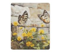 Tappetino Mouse Butterfly on The Wall Tappetino per Mouse Gaming 10x12in