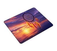Tappetino Mouse Cacciatore di Sogni Tappetino per Mouse Piccolo 36 x 30 cm Paesaggio Impermeabile Mousepad Gaming con Base in Gomma Antiscivolo, Mousepad per Viaggi, PC, Laptop, Ufficio, Casa S0-919