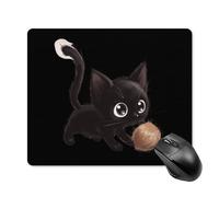 Tappetino Mouse Cat And Fur Ball Mousepad Gaming Tappetino per Mouse Soft Accessori Gaming per Pc E Laptop Essenziale per Ufficio Computer L