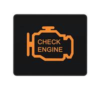Tappetino Mouse Check Engine Light Lavabile Tappetino per Mouse da Gioco Portatile Mousepad per Gaming Laptop Sensori da Gioco 10X12In