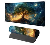 Tappetino Mouse Cielo Stellato, Tappetino Mouse XXL 1200x600x3mm, Mousepad Gaming Accessori Scrivania, Sottomano Scrivania con Base in Gomma Antiscivolo, Ufficio Accessori, per Ufficio, PC, Blu G-9974