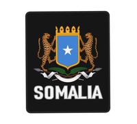 Tappetino Mouse Coat of Arms of Somali Emblem Mousepad Durevole Tappetino Scrivania Multifunzione Mouse Pad per Casa Computer Ufficio 25X30CM