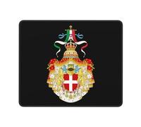 Tappetino Mouse Coat of Arms of The Kingdom of Italy (1890) 25X30Cm Base in Gomma Tappetino Mouse Piccolo Antipolvere Mousepad per Casa Gioco