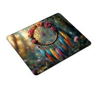 Tappetino Mouse Colore Tappetino per Mouse Piccolo 29 x 24 cm Cacciatore di Sogni Impermeabile Mousepad Gaming con Base in Gomma Antiscivolo, Mousepad per Viaggi, PC, Laptop, Ufficio, Casa S0-529