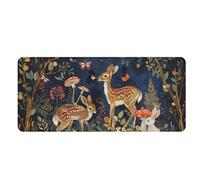 Tappetino Mouse Coniglio Animale Marrone Tappetino Scrivania Morbido Mouse Pad Base in Gomma Mousepad Antiscivolo Sottomano Scrivania Liscio Accessori Ufficio 300x700x3mm