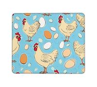 Tappetino Mouse, Creative Cartoon Chicken Confortevole Tappetini per Il Mouse Base in Gomma Mousepad per Pc Laptop Tastiera 25X30cm