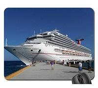 Tappetino Mouse, Cruise Vacation Port Travel Carnival Sea Ocean Tappetino per Mouse Ergonomico Tappeto Mouse Pratica Tappetino Mouse Gaming per Pc Notebook 25X30Cm