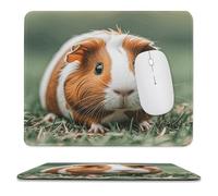 Tappetino Mouse, Cut Guinea Printed Superficie Liscia Mouse Pad Base in Gomma Tappetino da Gaming per Computer Ufficio Gamers 25X30cm