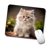 Tappetino Mouse, Cute Cat Kitten Confortevole Tappetino per Il Mouse da Gioco Pratica Mousepad per Pc Casa Notebook 25X30cm