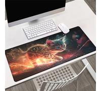 Tappetino Mouse da Gioco 600x400x3mm, Gattino Sogni Mouse Pad XXL ad Alta Precisione e Velocità, Base in Gomma Antiscivolo Ultra-Grip, Tappetino per Scrivania Tastiera e PC