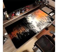 Tappetino Mouse da Gioco 600x400x3mm, Pittura Inchiostro Bambù Mouse Pad XXL ad Alta Precisione e Velocità, Base in Gomma Antiscivolo Ultra-Grip, Tappetino per Scrivania Tastiera e PC