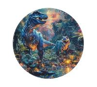 Tappetino Mouse Dinosaurs Dino Wild Ancient Animals Nature Blue Mousemat