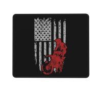 Tappetino Mouse Dirt Bike American Durevole Mouse Mat Bordi Cuciti Accessori Gaming per Pc Computer Laptop 10X12In