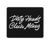 Tappetino Mouse Dirty Hands Make Clean Money Mousepad Base Antiscivolo Accessori Gaming Gaming Tappetino per Mouse per Pc E Laptop Ufficio Essenziale per Ufficio L
