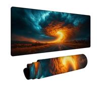 Tappetino Mouse Disastro Tappetino Mouse xxl 100 x 40 x 0.3cm Mouse Pad Natura con Antiscivolo Base in gomma per Copri Scrivania Pc Portatile Gaming Tastiera Wireless Regalo Uomo DBYH-8398