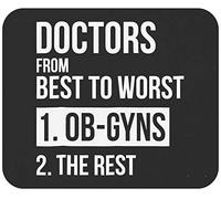 Tappetino Mouse Doctors Doctors from Best To Worst OB Gyns Mouse Pad Multifunzione Tappetino Scrivania Impermeabile Mousepad per Casa Laptop Computer 25X30CM