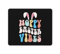 Tappetino Mouse Easter Bunny Easter Happy Tappetino Scrivania Impermeabile Mousepad Durevole Mouse Pad per Laptop Ufficio Computer 25X30CM