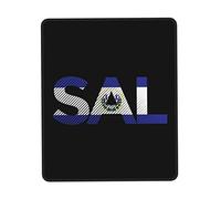 Tappetino Mouse El Salvador Flag Pride Present Tappetino Scrivania Impermeabile Mousepad Durevole Mouse Pad per Laptop Ufficio Computer 25X30CM