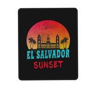 Tappetino Mouse El Salvador Sunset Vintage Central America Tappetino Scrivania Impermeabile Mouse Pad Durevole Mousepad per Computer Casa Ufficio 25X30CM