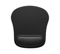 Tappetino Mouse Ergonomico con Poggiapolsi Memory Foam | Supporto Polso Base Antiscivolo Comfort for Ufficio Casa Gaming PC(BlackB 240x215x25MM)