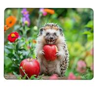 Tappetino Mouse Erizo Gaming Mouse Pad con Base Rubber in Gomma Antiscivolo Mousepad 340x280x3mm Bordo con Cuciture Impermeabile Tappetini per Mousepad, per laptop, PC, Ufficio, lavoro e Gaming X0-85