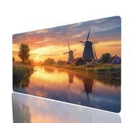 Tappetino Mouse Fenice Tappetino Mouse xxl 1000x500x3mm, Mousepad Piccola città Cucire i Bordi Migliorare la Precisione e la Velocità, Mousepad per Scrivania Gaming Tastiera Pc Portatile JXL-3086