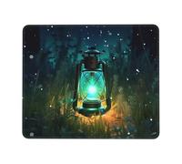 Tappetino Mouse, Fireflies And Lantern Antisfilacciamento Tappetini per Il Mouse Multifunzionale Tappetino da Gaming per Tastiera Computer Gamers 25X30cm