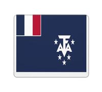 Tappetino Mouse Flag of French Southern And Antarctic Lands Print Mouse Pad Uso Prolungato Tappetino Scrivania Multifunzione Mousepad per Computer Casa Ufficio 25X30CM